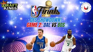 Lineup Picks  Game 2  2024 NBA Finals  DFS  Advice  Strategy  Draftkings  FanDuel [upl. by Bram]