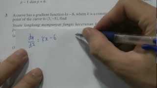 SPM 2012  Add Maths Paper 2  Q1 Q2 amp Q3 [upl. by Berg15]