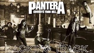 Pantera  Cowboys From Hell  Full Backing Track Instrumental No Vocals [upl. by Lessig]