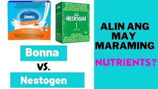 Bonna vs Nestogen 06 Months  Alin Ang May Maraming Nutrients Formula Milk for Baby 06 Months [upl. by Eciral]