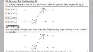 Parallel Lines and Transversals [upl. by Oicirtap]