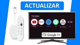 Actualizar Chromecast Google TV  ICONOS Redondos [upl. by Attaynik]