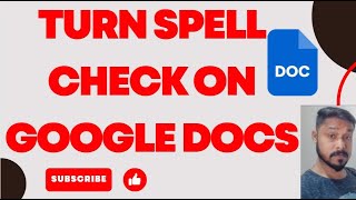 How to turn spell check on in Google Docs [upl. by Lammaj]