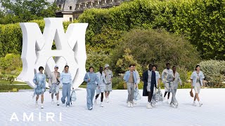 AMIRI SPRINGSUMMER 2023 RUNWAY SHOW [upl. by Aissert]