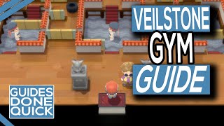 Pokemon Brilliant Diamond And Shining Pearl Veilstone City Gym Puzzle Guide [upl. by Ahsenrad]