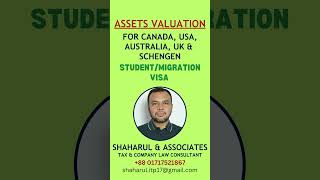 Assets Valuation for Student amp Migration Visas visa [upl. by Christi]