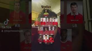 Man Utd TikTok Filter my best Manchester United Squad [upl. by Sara-Ann49]