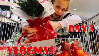 CHRISTMAS GROCERY SHOPPING CHALLENGE VLOGMAS 2018  DAY 5 [upl. by Fattal]