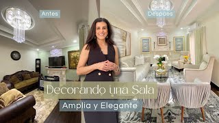 Ideas Para Decorar tu Sala con Chimenea Amplia y Sofisticada  Makeover [upl. by Nurav]