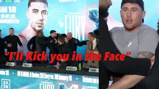 “Ill Kick You in the Face” Darren Till Threatens Tommy Fury [upl. by Ettennod]