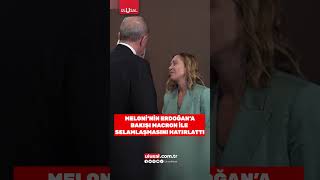 Meloninin Erdoğana bakışı akıllara Macron ile yaşadıklarını getirdi shorts erdoğan meloni [upl. by Nye]