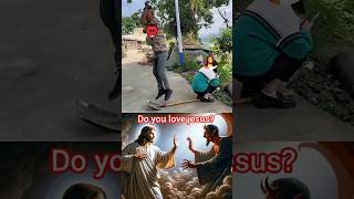 SATAN😈😂  JESUS WIN❤  JESUS PAPA❤💫 shorts jesus love [upl. by Egiarc853]