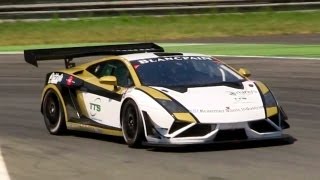 2013 Lamborghini Gallardo GT3 FL2 Sound  Accelerations Fly Bys amp Flames [upl. by Leyameg59]