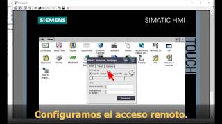 SIEMENS Smart server con pantalla KTP confort Español [upl. by Ahtamas854]