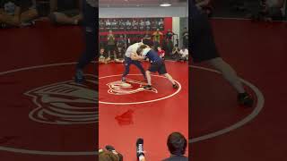 Sidakov ankle pick to leg lace wrestlingmindset [upl. by Shig780]