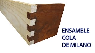 Cómo hacer ENSAMBLE de cola de milano CNC ROUTER casero [upl. by Fiann]