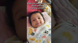 My alarm clock reels baby viralvideo shorts [upl. by Brose660]