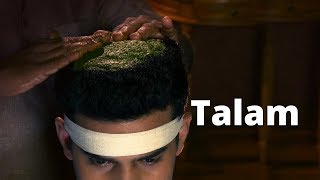 Applying Medicated paste on the forehead  Talam Thalam [upl. by Wawro]