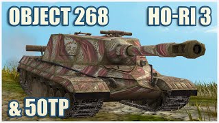 Object 268 HoRi Type III amp 50TP Tyszkiewicza • WoT Blitz Gameplay [upl. by Eniluap]