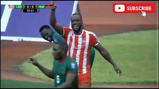 Malawi vs Liberia 10 full highlights 2023 world cup qualifiers [upl. by Haymo]