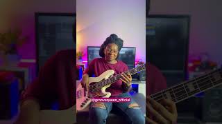 Flowking Stone ft Akwaboah Blow my mind Bass Cover femalebassplayer [upl. by Gavini]