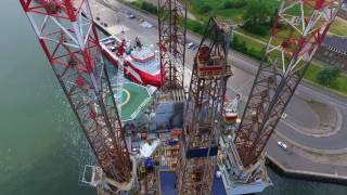 Bohrinsel Gas Bohrung Nordsee Deutschland Niederland Cooperation  Offshore aktuell 2022 [upl. by Zina859]