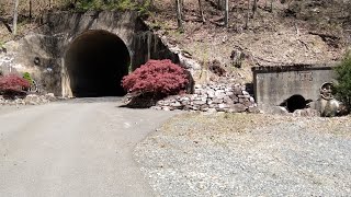 Private driveway under the Lehigh and New England [upl. by Zat]