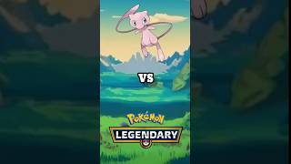 Mew vs Legendary  mythical pokemon battle short video pokemon mew edit shorts viralvideo [upl. by Scholem952]