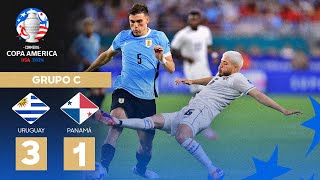 Copa América 2024  Uruguay 31 Panamá  Grupo C [upl. by Mcknight841]