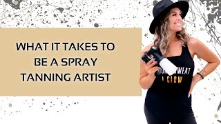 What it Takes to Become a Certified Spray Tan Technician  Spray Tan Class  Kelly Callaghan [upl. by Naugal]