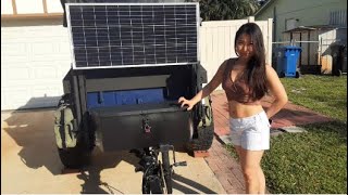 M416 Off Road Trailer Telescoping Roof Top Tent amp Solar  Overlanding Setup [upl. by Ellenohs]