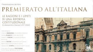 Premierato allitaliana UTET 2024  I Webinar di IBL [upl. by Amilas]