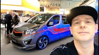 Opel Vivaro tuning show car with camper box by Irmscher RV Camper Van walkaround and interior K1026 [upl. by Riggall]