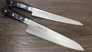 Fujiwara Kanefusa SOUMA MoStainless Dimples Chefs Knives [upl. by Hollenbeck]