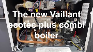 Inside the boiler case of the new Vaillant ecotec plus combination boiler [upl. by Anitnerolf389]