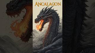 ANCALAGON THE BLACK KING OF DRAGONS  LOTR [upl. by Nalaf]