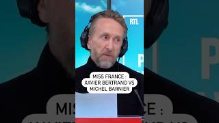 Election Miss France  Xavier Bertrand face à Michel Barnier 🤣 [upl. by China]