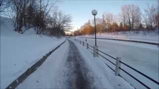 Winter biking in Ottawa [upl. by Anelrad]