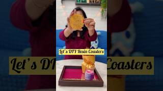 How To Make Resin Coasters sunitascreativeworld homedecordiyideas resinartdiy viralshorsts [upl. by Hadnama704]