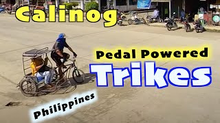 Sikad sa Calinog  Tricycle de Padyak  Manual Passenger Trike  Calinog Iloilo Philippines [upl. by Azral665]