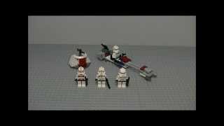 LEGO STAR WARS CLONE TROOPER BATTLE PACK 7655 REVIEW [upl. by Eineeuq650]