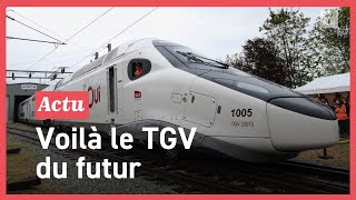 La SNCF présente les futurs TGVM qui entreront en circulation en 2025 [upl. by Milicent]