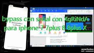 iphone X actualizado ios 14 4 1 bypass con señal con XgRiNdA [upl. by Danila83]