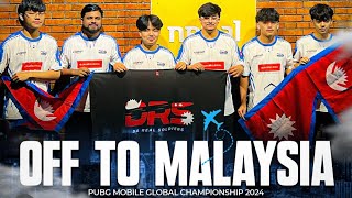 DRS GAMING OFF TO MALAYSIA FOR PMGC 2024🇳🇵🔥 [upl. by Crowley]