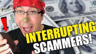 CONSTANTLY INTERRUPTING SCAMMERS Phone Prank [upl. by Atinra535]