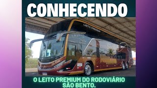 CONHECENDO O DD LEITO PREMIUM DO RODOVIÁRIO SÃO BENTO [upl. by Bartholomeus]