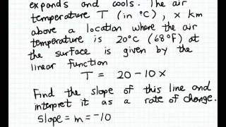 Interpreting slope in context [upl. by Wakerly]