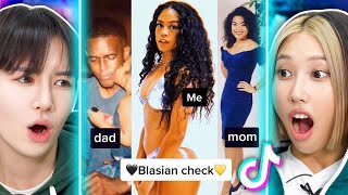 Koreans React To BLASIAN CHECK ✅ TikTok  PEACH KOREA [upl. by Cornwell]