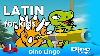 Dino Lingo Latin language learning for kids  Latin lessons for children [upl. by Meeks]