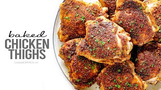 Baked Chicken Thighs [upl. by Bondy24]